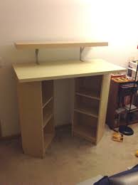 Billy Standing Desk Ikea Hackers Diy Standing Desk Ikea Standing Desk Ikea Desk