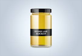 Download Free Pure Honey Jar Mockup Free Mockup