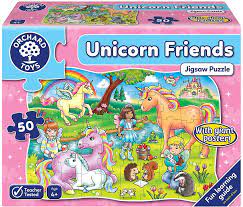 Fit all 29 of the jigsaw pieces into the tray provided. Orchard Toys 291 Unicorn Friends Jigsaw Puzzle Mehrfarbig Amazon De Spielzeug