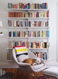 We Love Home Libraries Too What A Great Setup Simple And Inviting Living Room Furniture Layout Cool Bookshelves Beautiful Bookshelf
