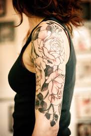 This term means that you would have a tattoo placed above the elbow. Black Roses On Quarter Sleeve Tattoo Design Jpg 600 900 Pixels Half Sleeve Rose Tattoo Sleeve Tattoos For Women Quarter Sleeve Tattoos