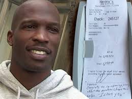 NFL's Chad Ochocinco Drops $1,000 Tip at Florida Restaurant, 'Hope This  Helps'