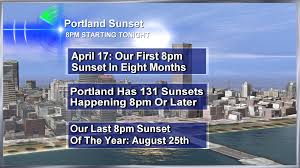 Maybe you would like to learn more about one of these? Sunsets Later Than 8pm How Many We Ll Have This Year