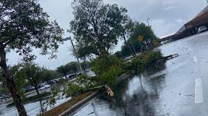 It says several homes have significant roof damage. Tornado Touches Down In Florida Near Tallahassee Airport