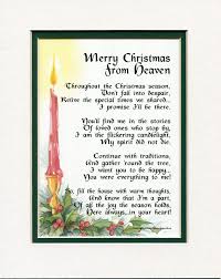 Merry Christmas From Heaven Merry Christmas In Heaven Christmas Love Quotes Christmas Poems