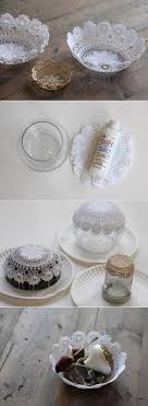 Diy Easy Doily Bowl Elisi Fikirleri Dantel Balonlar