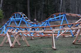 Sean larochelle of napa crafted a miniature version of disneyland's iconic matterhorn roller coaster in his backyard. Navy Pilot Creates Ultimate Thrill In Backyard For Son A Roller Coaster Whidbey News Times