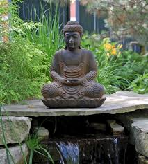35 Awesome Buddha Garden Design Ideas For Calm Living Freshouz Com Buddha Garden Garden Statues Buddha