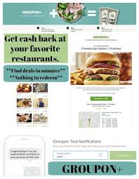 Earn Cash Back From Restaurants With Free Groupon Deals Grouponplus Sponsored Earn More Money Earn Cash Restaurant