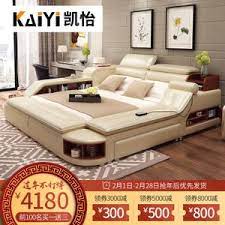 massage leather bed tatami bed leather bed leather bed double bed 1 8 m storage marriage bed modern minimalist ma bedroom bed design modern bed new bed designs