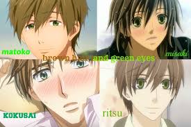 Cool anime guys hot anime boy anime oc kawaii anime persona anime image manga dibujos cute estilo anime anime people. Anime Guys With Brown Hair And Green Eyes By Karenwhitescorpio On Deviantart