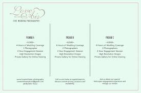 How do you name yours ? Wedding Photography Prices 5 Free Wedding Photography Packages Templates