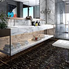 Porcelain or marble for bathroom floor. 24x24 Full Body Porcelain Marble Polished Super Black Gold Porcelain Vitrified Ceramic Wall Floor Tile China Lobby Tile Ceramic Tile Made In China Com
