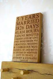 5th Wedding Anniversary Gift Ideas For Him Make Me