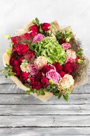 Discover the different types of flower, with pictures and examples. Still Life With A Bouquet Of Flowers The Florist Put Together Stock Photo Picture And Royalty Free Image Image 79467290