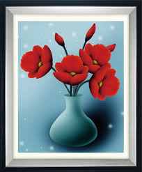 Block out space on the front of the vase for your create the flowers using your thumbprints! Diamond Embroidery 2015 Hot Sale Cross Needlework Diy Diamond Painting New Arrive Simple Vase Flowers 44x52cm Flowers On The Wall Flowers Patchworkvase Suppliers Aliexpress