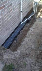 This flashing also goes a distance up the wall of the building, behind the brick. Foundation Brick Wall Leaking Into Crawl Space Help Doityourself Com Community Forums