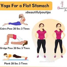 Flat Stomach Yoga Flat Stomach Yoga Belly Pooch Workout Cool Yoga Poses