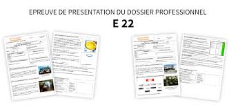 Check spelling or type a new query. Presentation De L Epreuve De Dossier Professionnel E22 Espace Pedagogique
