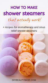Shower steamers are little discs, cubes, or tablets that go in the bottom of your shower. How To Make Shower Steamers That Actually Work For Cold And Aromatherapy Diy Beauty Base