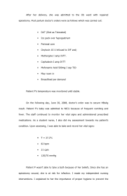 Nursing Case Study Nsvd Normal Spontaneous Delivery