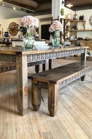 Contemporary console table bookcase wood shelves white console table decor bedding and find great deals on ebay for wood quatrefoil and mythical glass creatures. 27 Popular Farmhouse Table Ideas To Use In The Decor Dinner Tables Furniture Wood Dinner Table Wooden Dinner Table