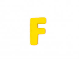 Yellow Letter F Photo Free Download