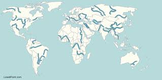 Print this blank map for homework assignments and classroom activities. Test Your Geography Knowledge World Rivers Lizard Point Quizzes