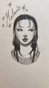 Melanie Name Drawing