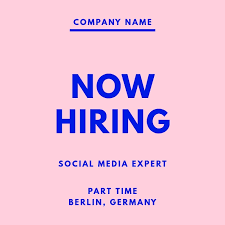 What a great way to engage their target audience! Now Hiring Instagram Job Ad Vorlage Postermywall
