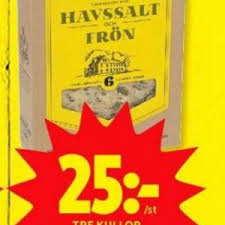 Jag rekommenderar tre kullor havssalt & frön i kartong. Leksands Knacke Knackebrod 1 Paket Ica Kvantum Nya Erbjudanden
