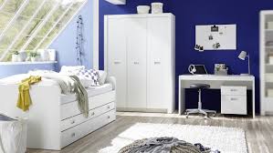 Viel bett auf wenig raum: Jugendzimmer Alaska 3 Tlg Weiss Schrank Bett Schreibtisch