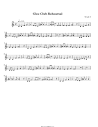 Glee Club Rehearsal Sheet Music - Glee Club Rehearsal Score ...