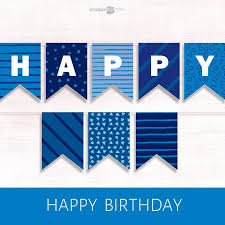There are 2 letters on each 8.5″x11″ page. Happy Birthday Banner Blue Printable Banner Blue Happy Etsy In 2021 Happy Birthday Banner Printable Happy Birthday Banner Printable Free Printable Birthday Banner