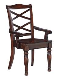 Shop ashley furniture homestore online for great prices, stylish furnishings and home decor. Shop Ashley Furniture Porter Dining Room Arm Chair In Rustic Brown D697 01a