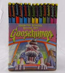Goosebumps Haunted School Boxed Set Scholastic Books R L Stines 13 Goose Bumps Scholastic Book School Boxes Goosebumps