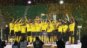 Hold my man of the match trophy. Dfb Pokal Erling Haaland Jadon Sancho Und Marco Reus Machen Borussia Dortmund Zum Champion