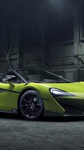 1080x1920 Car Sports Car Green Convertible Car Mclaren 600lt Wallpaper In 2020 Sports Car Car Mclaren