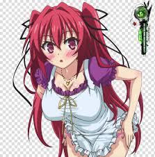 If you have requests for characters, f. Shinmai Maou No Testament Naruse Mio Pantsu Red Haired Female Anime Character Art Transparent Background Png Clipart Hiclipart