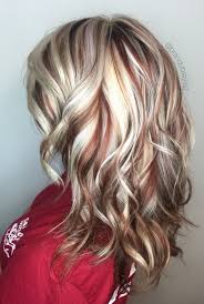 There may be some that you want to do to your hair but you are not quite sure yet how it will look on. Blonde And Red Highlights Highlights Lowlights Copper Lowlight Hair Color Brandystylist Cool Blonde Hair Blonde Hair With Highlights Hair Styles