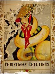 Download 400+ royalty free art nouveau christmas vector images. Art Deco Holiday Cards The Deco Shop