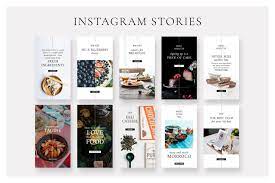 Minimal Food Instagram Pack Instagram Food Recipe Newsletter Instagram Post Template