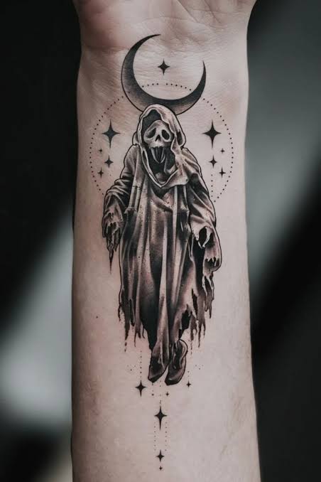 Intriguing Ghost Tattoos for Halloween Inspiration