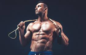 Maybe you would like to learn more about one of these? Wallpaper Athlete Male Black Background Torso Muscles Press Athlete Jump Rope Bodybuilder Images For Desktop Section Sport Download