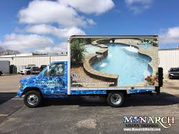 Many variables are used to determine how much a truck wrap costs. Box Truck Wraps Gallery Monarch Media Designs Madison Wi