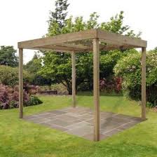Sojag pergola florida aluminium/textil 350 cm x 350 cm x 2350 cm natur/braun. Forest Dining Wooden Garden Pergola Kit 10 X8