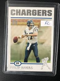 Which mark sanchez rookie auto is. 2004 Topps 375 Phillip Rivers Rookie Card