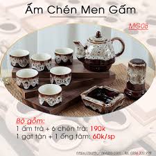 Ấm Chén Bát Tràng Vẽ Hoa 300ml ⋆ Siêu Thị Gốm Sứ Bát Tràng Plaza