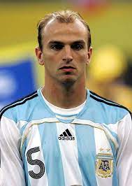 Argentinean Players Esteban Cambiasso Is Seen Before The Start Of The Sports Hero International Football World Football