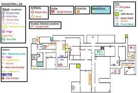 All the conjuring house guides! The Conjuring House All Key Item Locations Mansion Map The Conjuring Map Safe Room